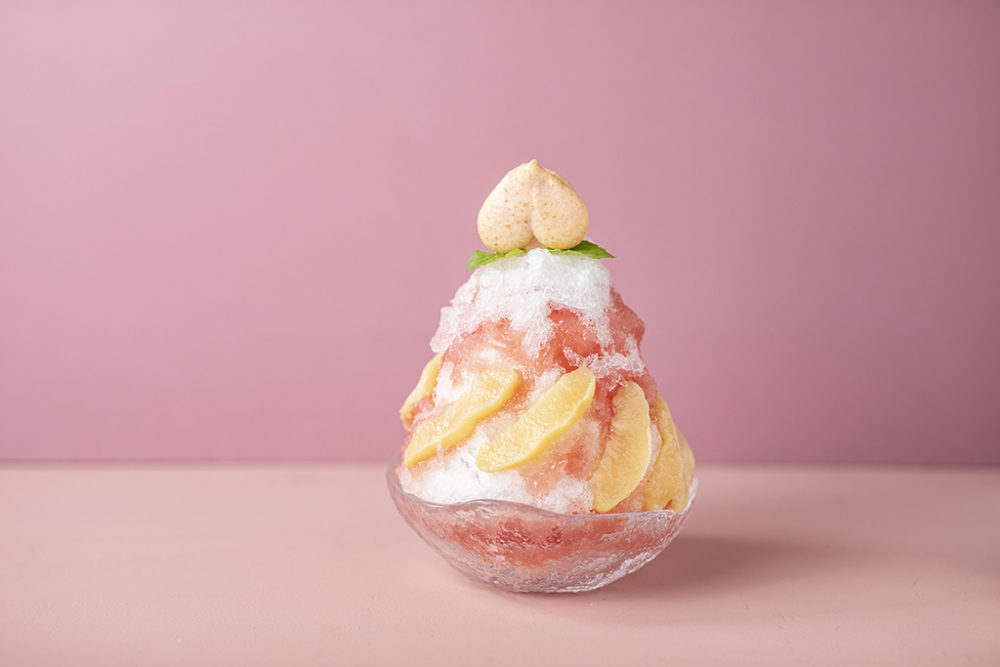 夏のおすすめ！食後にぴったりひんやりスイーツ「桃のかき氷」 新宿サザンテラス